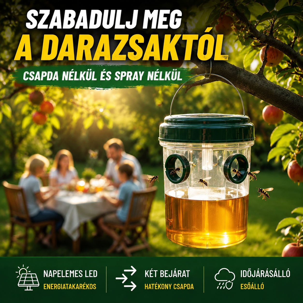 Napelemes Darázscsapda WaspShield™