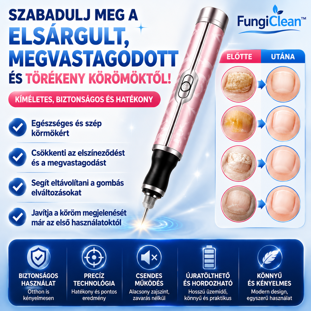 Körömápoló Készülék FungiClean™
